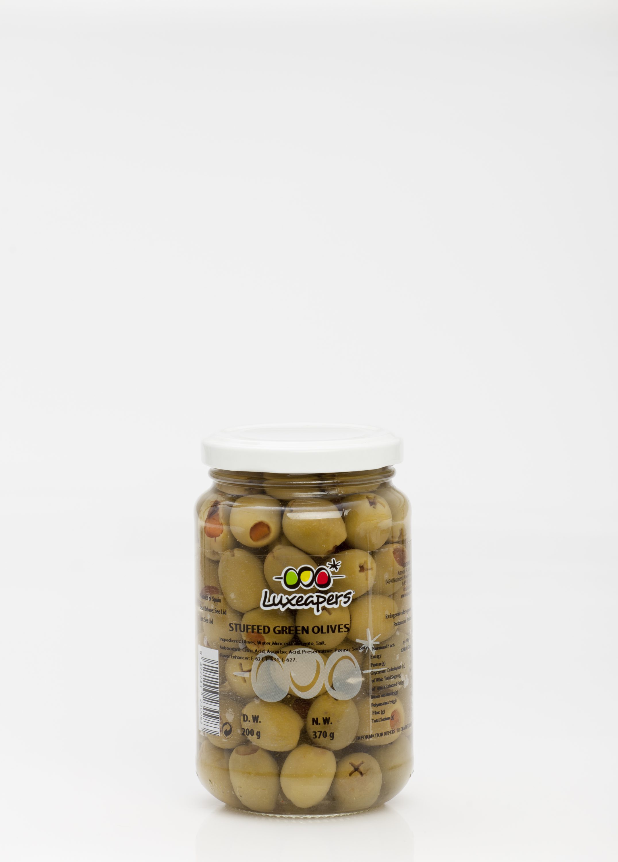 Aceitunas Verdes Rellenas de Pimiento