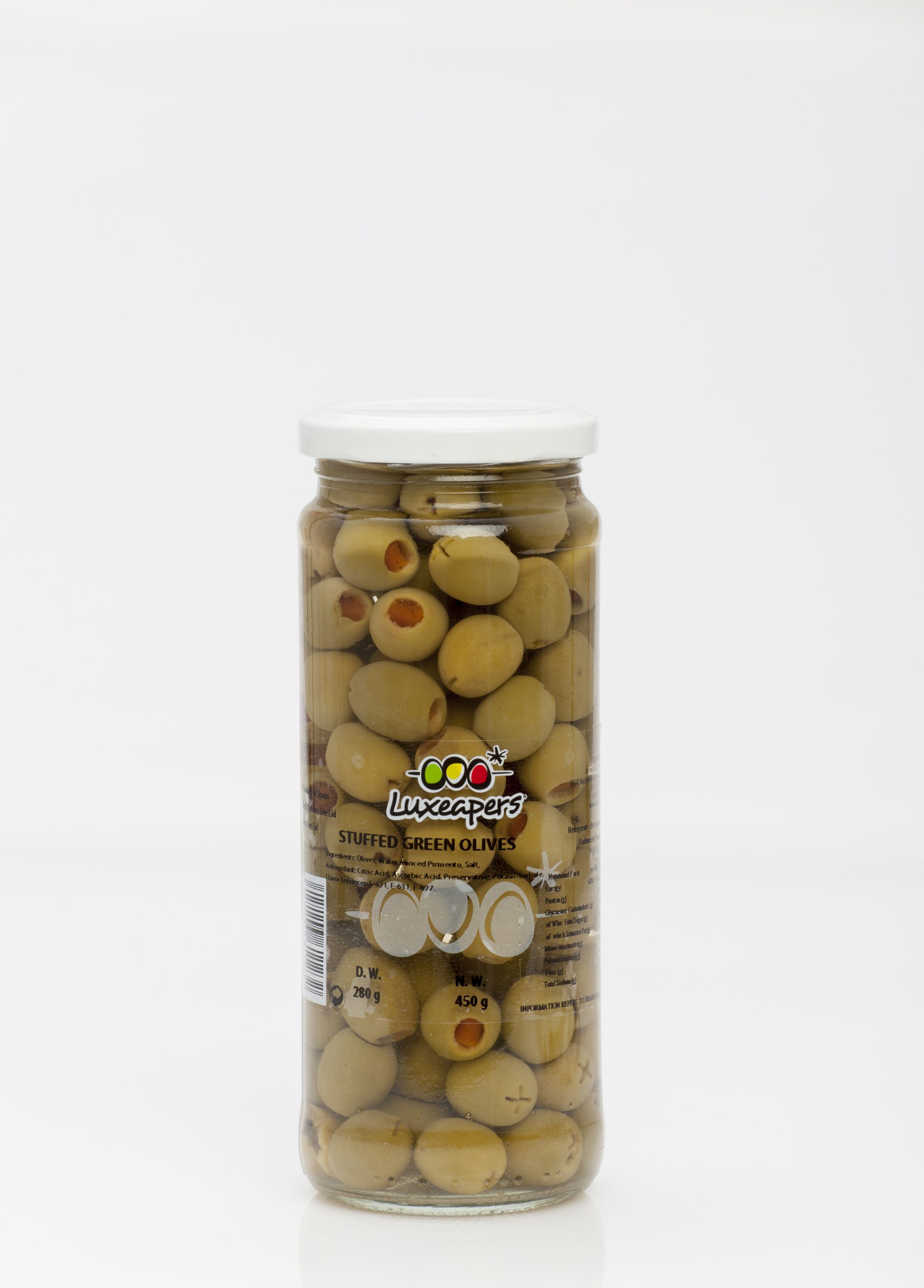 Aceitunas Verdes Rellenas de Pimiento